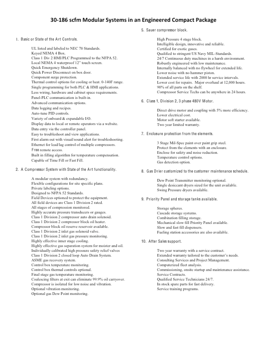 Compressor Package Features-1